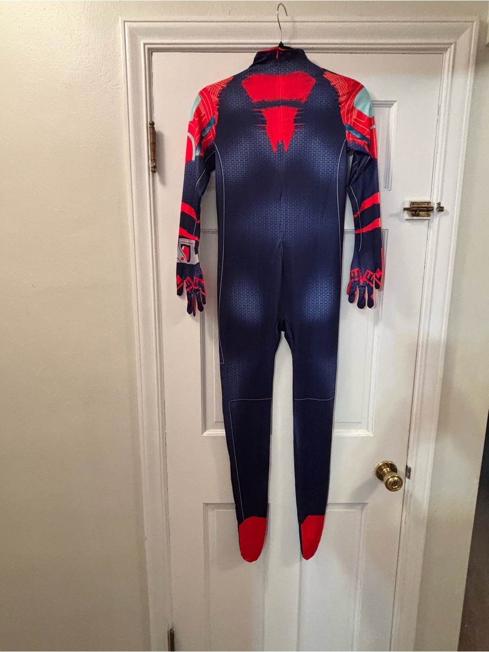 SPIDERMAN Navy and Red One-Piece Costume Stretch Jumpsuit
Size 10-12 (150)